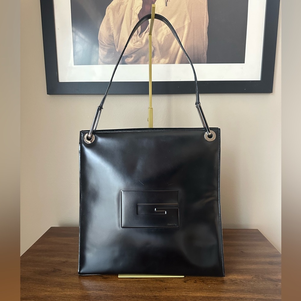 Gucci Tom Ford Era Vintage G Square Handbag - Picture 3 of 16